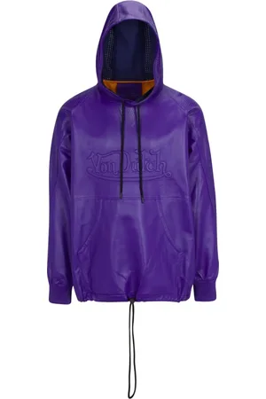 Von Dutch Homme, Sweatshirts et sweats à capuche, Violet, Taille: XL Langston