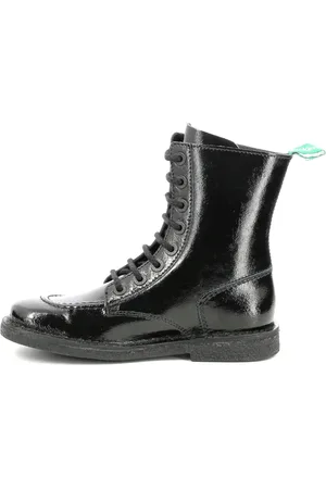 Kickers Femme, Chaussures, Noir, Taille: 38 EU Confort Bottillons Meetickzip Lacets Zip