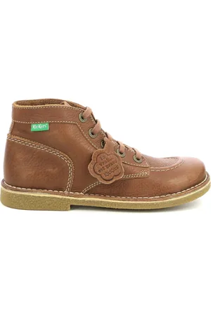 Kickers Femme, Chaussures, Brun, Taille: 36 EU Legendiknew Bottillons en Cuir à Lacets
