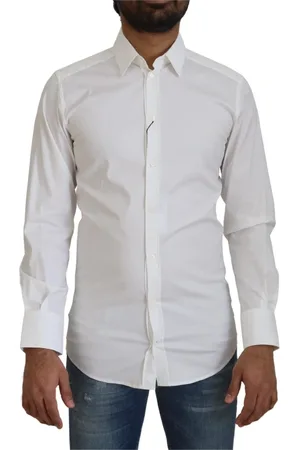 Dolce & Gabbana Homme, Chemises, Blanc, Taille: S Formal Chemises