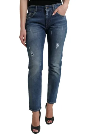 Dolce & Gabbana Femme, Jeans, Bleu, Taille: 36 FR Jeans slim