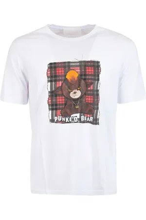 Neil Barrett Homme, Tops, Blanc, Taille: S T-Chemises