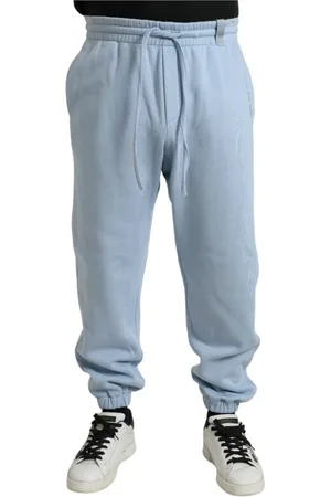 Dolce & Gabbana Homme, Pantalons, Bleu, Taille: M Pantalons de survêtement