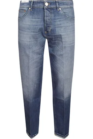 PT Torino Homme, Jeans, Bleu, Taille: W33 Reggae Jeans en Denim avec Passants
