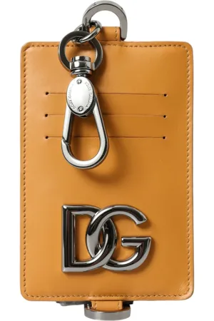Dolce & Gabbana Femme, Accessoires, , Taille: ONE Size Porte-cartes en Cuir de Veau de Luxe