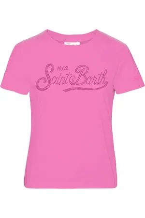 MC2 SAINT BARTH Femme, Tops, Rose, Taille: 36 FR T-shirt en coton