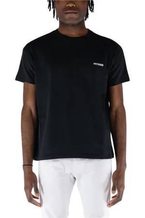 We11 Done Homme, Tops, Noir, Taille: S T-Chemises