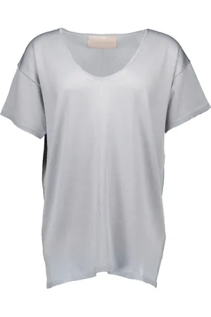 CIRCUS HOTEL Femme, Tops, Gris, Taille: 38 FR T-shirts Argent