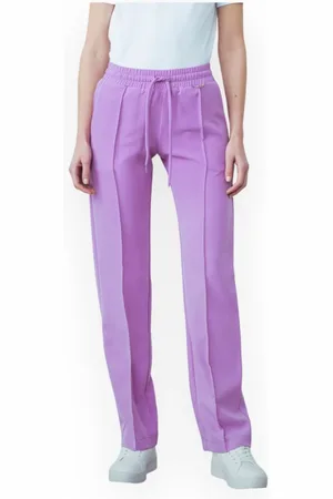 GAËLLE Femme, Pantalons, Violet, Taille: 36 FR Pantalon Jambe Droite