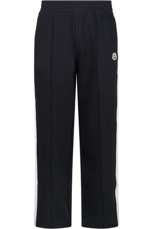 Moncler Femme, Pantalons, Noir, Taille: 42 FR Pantalon de sport avec bandes latérales