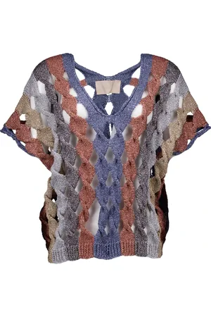 CIRCUS HOTEL Femme, Tops, Multicolore, Taille: 36 FR Collection de Hauts Multicolores