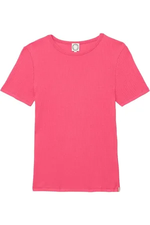 Inès de la Fressange Femme, Tops, Rose, Taille: 36 FR T-shirt côtelé dans le style Ella