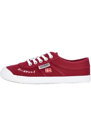 Kawasaki Homme, Chaussures, Rouge, Taille: 39 EU Chaussure en Toile Signature Rouge Betterave