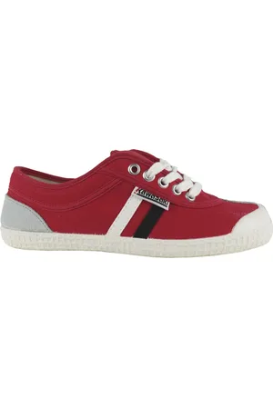 Kawasaki Homme, Chaussures, Rouge, Taille: 37 EU Retro Canvas Baskets