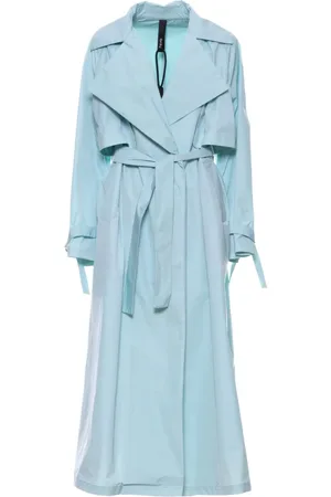 HEVO Femme, Manteaux, Bleu, Taille: 38 FR Veste Margherita Neige