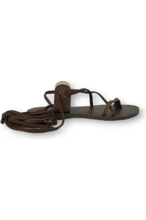 MANEBI Femme, Chaussures, Brun, Taille: 37 EU Chaussures Basses Sandale