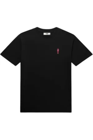 BALR. Homme, Tops, Noir, Taille: S T-shirt en coton avec logo