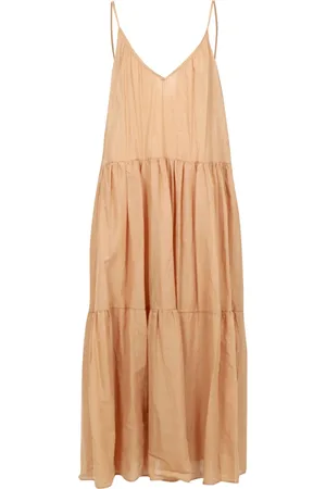 Kaos Femme, Robes, , Taille: 36 FR Robe en Coton avec Col en V et Volants