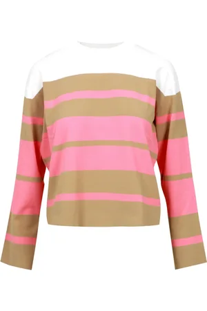 Kaos Femme, Sweatshirts et sweats à capuche, Multicolore, Taille: 42 FR Pulls à Rayures en Coton Col Rond