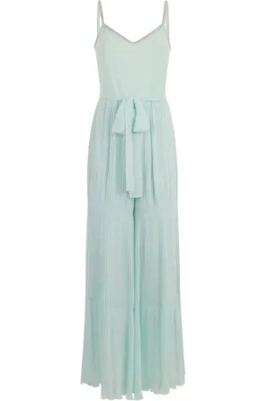 Twin-Set Femme, Combinaisons et Ensembles, Bleu, Taille: 38 FR Combinaison Longue Bleue avec Encolure en Cœur