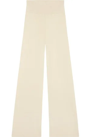 Cortana Femme, Pantalons, , Taille: 44 FR Kiiro, pantalon en tricot de soie ivoire