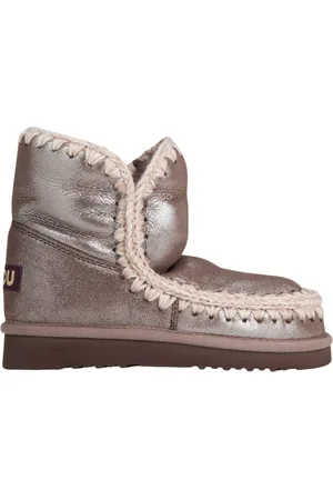 Mou Femme, Chaussures, Gris, Taille: 36 EU Bottes Eskimo 18 Bounce Grises Faites à la Main