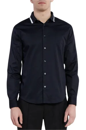 Armani Exchange Homme, Chemises, Bleu, Taille: S Chemise bleue à boutons