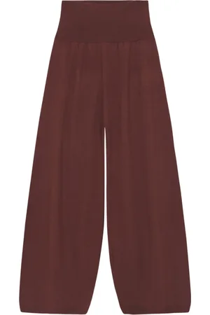Cortana Femme, Pantalons, Violet, Taille: 38 FR Gajo, pantalon en tricot bordeaux