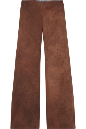 Cortana Femme, Pantalons, Brun, Taille: 38 FR Polina, pantalon en coton et soie
