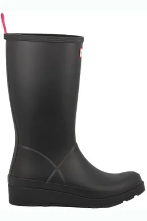 Hunter Femme, Chaussures, Noir, Taille: 36 EU Bottes de pluie noires élégantes