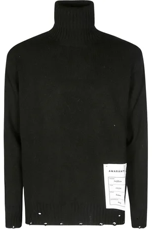 AMARANTO Amaránto, Homme, Pulls, Noir, Taille: S Ruptures Chic