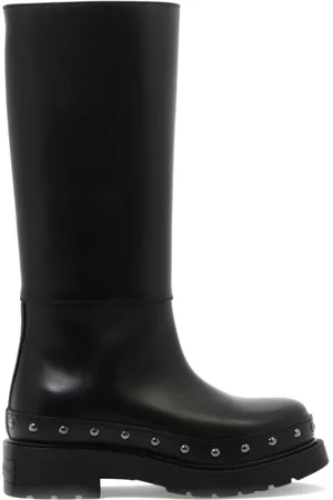 Dior Femme, Chaussures, Noir, Taille: 37 EU Élégantes Bottes en Cuir