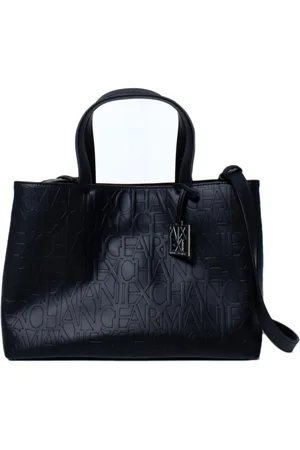 Armani Exchange Femme, Sacs, Noir, Taille: ONE Size Sac à Main Noir avec Bandoulière