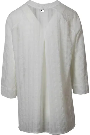High Femme, Blouses et Chemises, , Taille: 38 FR Blouse Blanche Col Rond