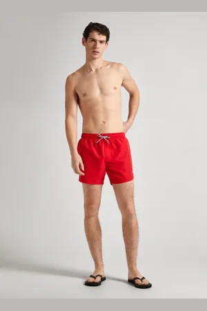 Pepe Jeans Homme, Maillots de bain, Rouge, Taille: M Short de bain séchage rapide