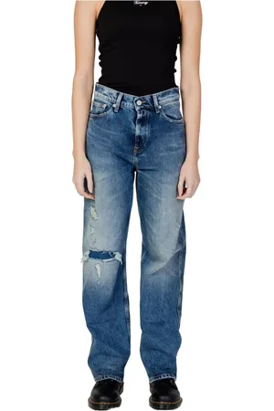 Tommy Hilfiger Femme, Jeans, Bleu, Taille: W29 L32 Jean en Coton Bleu avec Poches