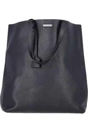 Saint Laurent Femme, Pre-owned, Noir, Taille: ONE Size Pre-owned Cuir cabas