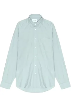NN.07 Homme, Chemises, Bleu, Taille: S Chemise en Coton Arné
