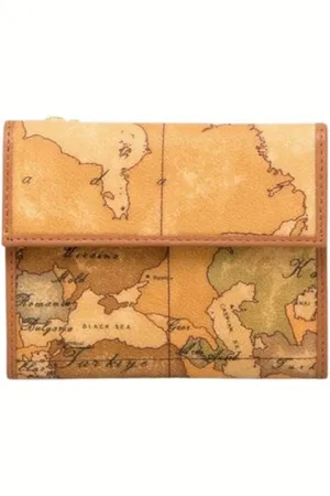ALVIERO MARTINI 1A CLASSE Femme, Accessoires, Multicolore, Taille: ONE Size Portefeuille en Cuir Naturel
