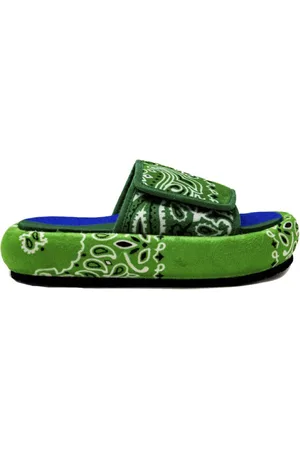 Arizona Love Homme, Chaussures, Multicolore, Taille: 40 EU Sandales Plateforme Bandana - Vert/Bleu