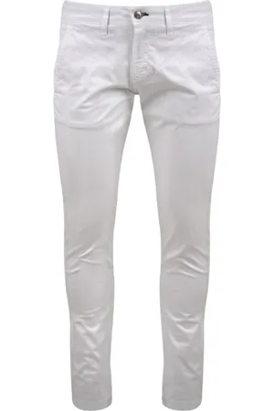 D.A. Daniele Alessandrini Homme, Pantalons, Blanc, Taille: W30 Pantalon Blanc Modèle Colorado