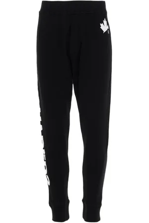 Dsquared2 Homme, Pantalons, Noir, Taille: XL Pantalon jogger avec logo latéral