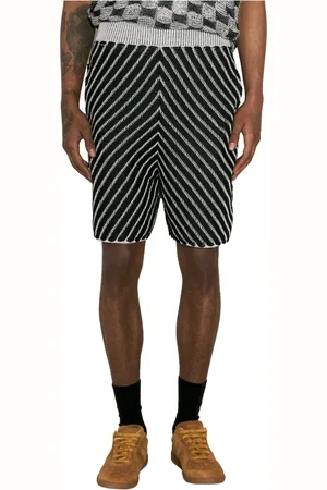 Isa Boulder Homme, Shorts, Noir, Taille: S Shorts Chevron Tricotés