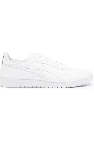 Comme des Garçons Homme, Chaussures, Blanc, Taille: 45 EU Baskets Basses en Cuir Blanc