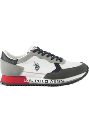 U.S. Polo Assn. Homme, Chaussures, Multicolore, Taille: 41 EU Baskets Blanc/Bleu