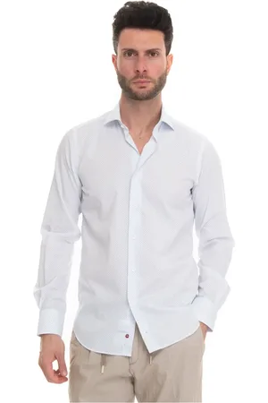 Carrel Homme, Chemises, Blanc, Taille: S Chemise Casual avec Col Français