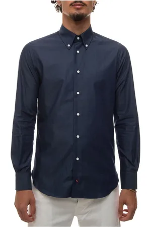 Carrel Homme, Chemises, Bleu, Taille: L Chemise Casual Chambray Button-Down
