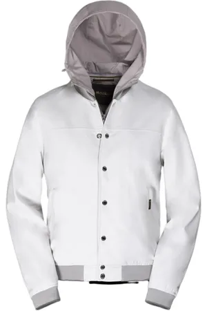 MOORER Homme, Vestes, Blanc, Taille: 2XL Veste Bomber College Darren-JK