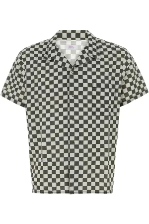 ERL Homme, Chemises, Multicolore, Taille: M Chemise Coton Lin Imprimé