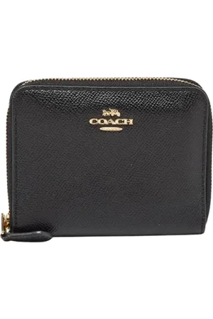 Coach Femme, Pre-owned, Noir, Taille: ONE Size Pre-owned Cuir petite-maroquinerie